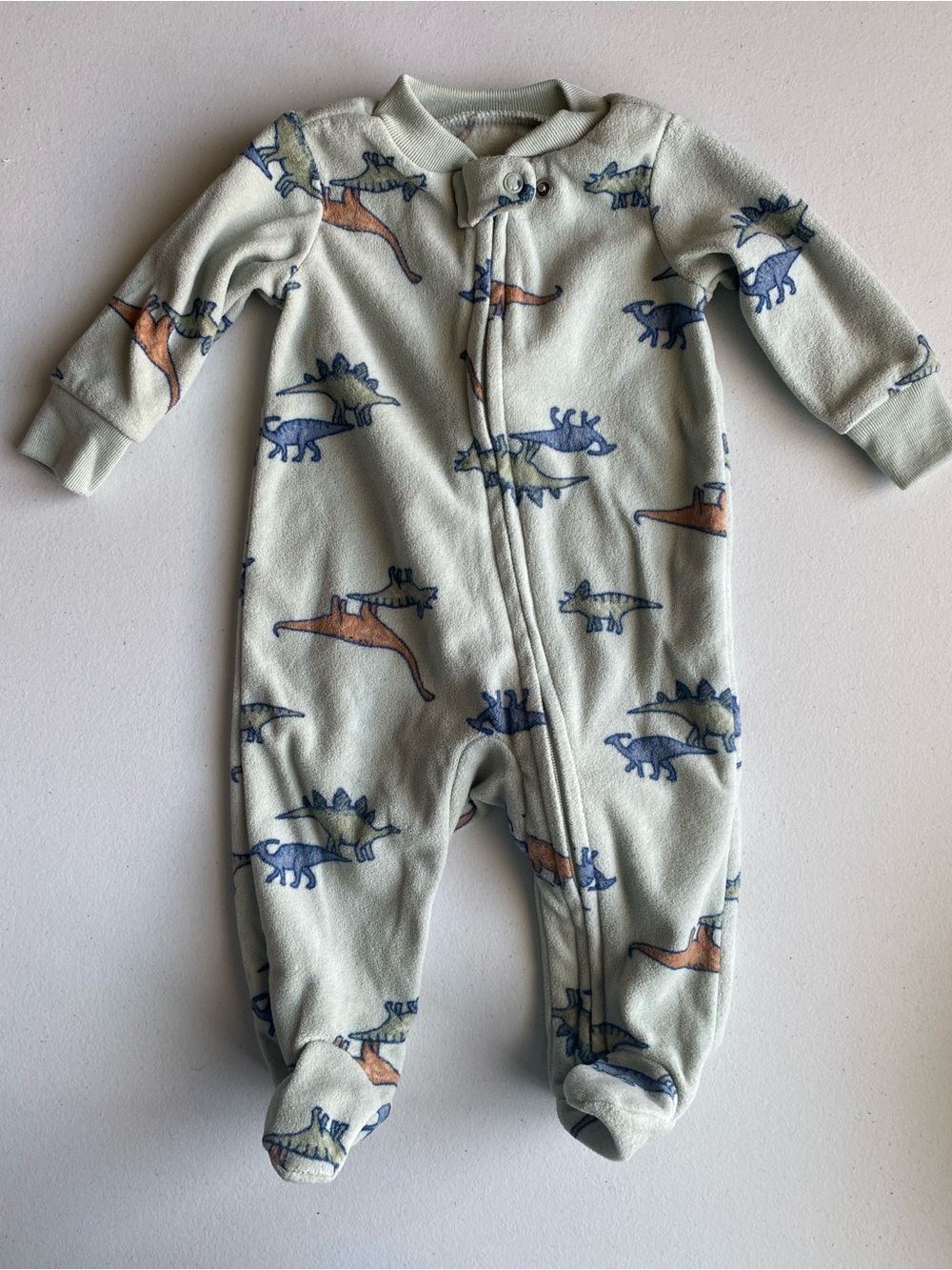 Carter's Dinosaur Fleece Footed Sleep 'N Play Pajamas 0-3M